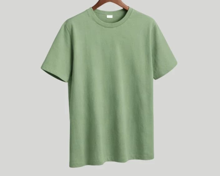 Coral Drift Linen V-Neck Shirt