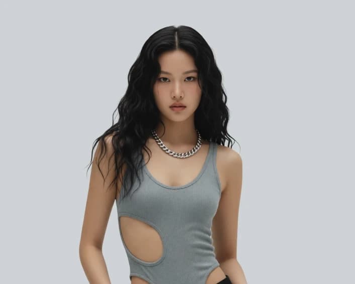 Contemporary Fit Cut-Out Top