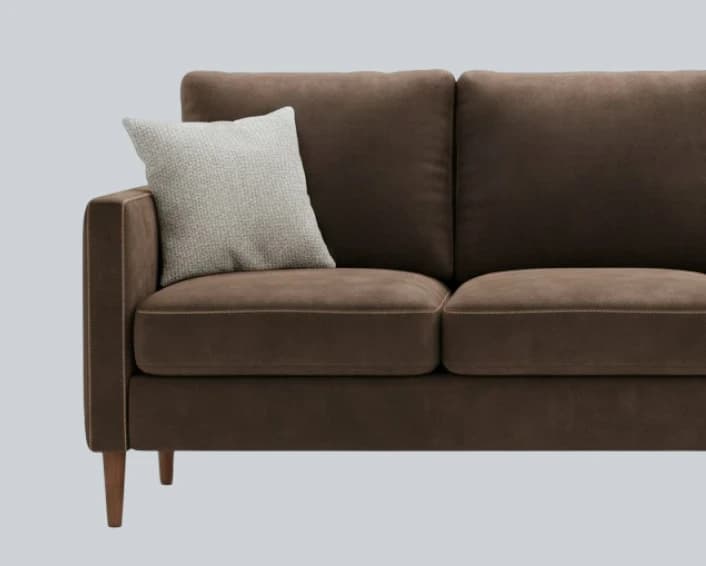OakCraft Wooden Sofa