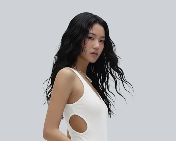 Contemporary Fit Cut-Out Top